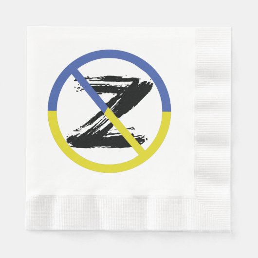 Stop war in Ukraine Throw Pillow Servet (Voorkant)