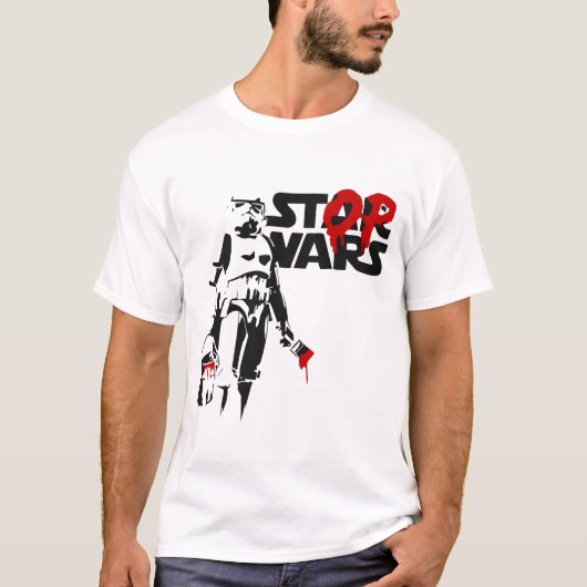 Stop Wars Parodie Logo T-shirt (Voorkant)