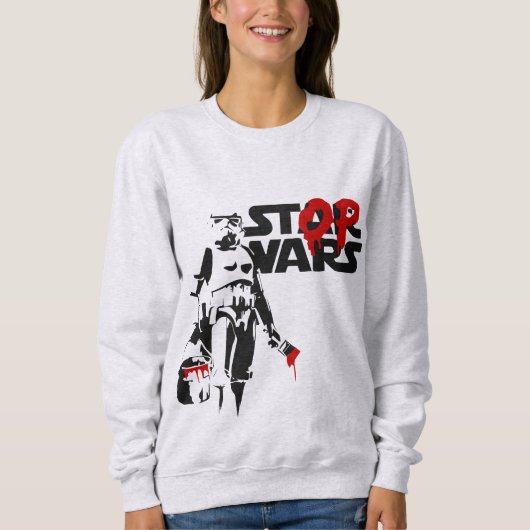 Stop Wars Parodie Logo Trui (Voorkant)