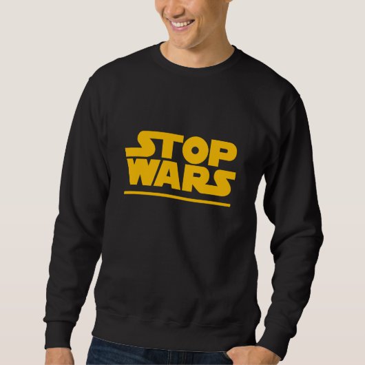 Stop Wars Parodie Logo Trui (Voorkant)