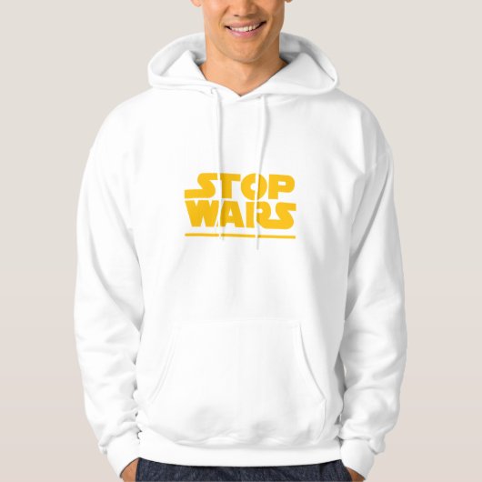 Stop Wars Parody Logo Hoodie (Voorkant)