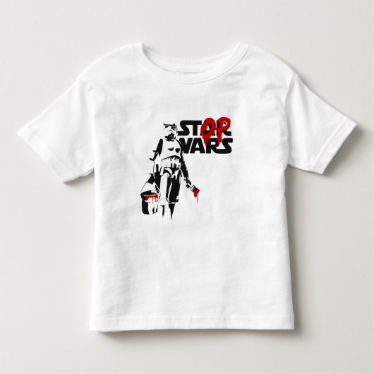 Stop Wars Parody Logo Kinder Shirts (Voorkant)