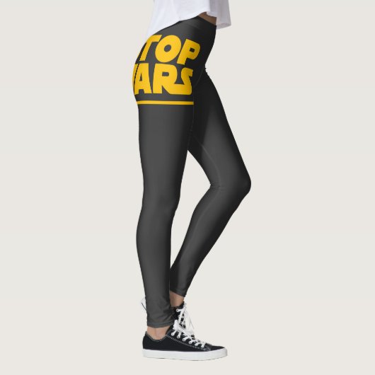 Stop Wars Parody Logo Leggings (Rechts)