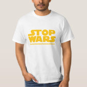Stop Wars Parody Logo T-shirt (Voorkant)