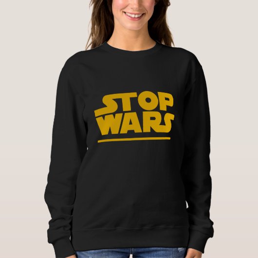 Stop Wars Parody Logo T-Shirt (Voorkant)