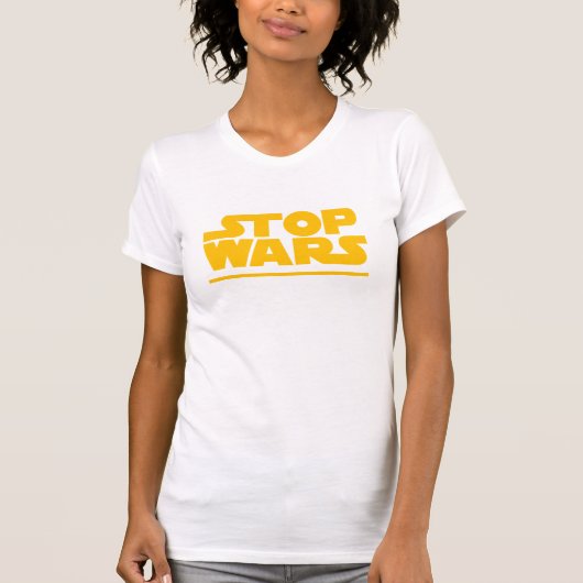 Stop Wars Parody Logo T-shirt (Voorkant)