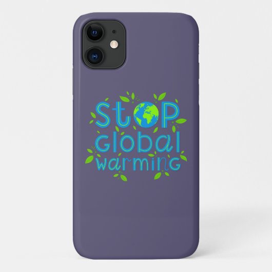 Stop wereldwijde opwarming Case-Mate iPhone case (Achterkant)