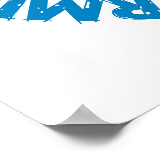 Stop wereldwijde opwarming poster (Hoek)