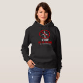 Stop windparken, bescherm ons landschap hoodie (Voorkant volledig)