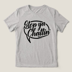 Stop Ya Chattin' Manchester Slang Tanktop