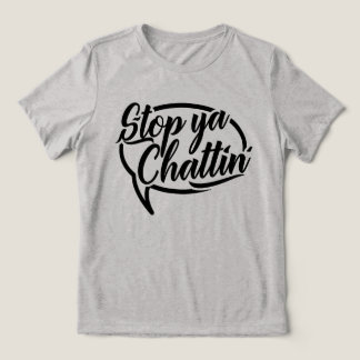 Stop Ya Chattin' Manchester Slang Tanktop