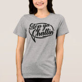 Stop Ya Chattin' Manchester Slang Tanktop (Voorkant)