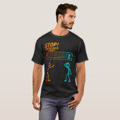 Stop You're Under A Rest _ Funny Music Teacher  T-shirt (Voorkant volledig)