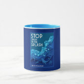 Stop Zeevervuiling Mok (Midden)