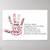 Stop ziekte poster (Voorkant)