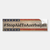 #StopAidToAzerbeidzjan Bumpersticker (Voorkant)