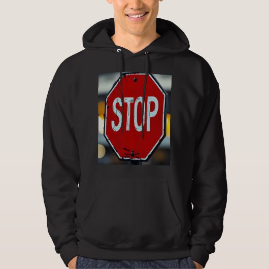 Stopbord Hoodie (Voorkant)