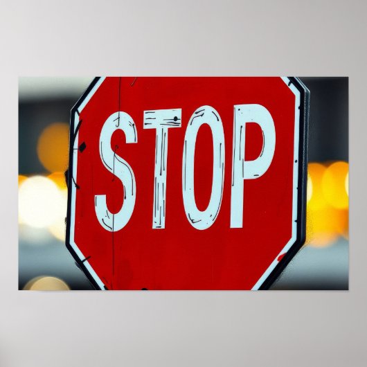 Stopbord poster (Voorkant)