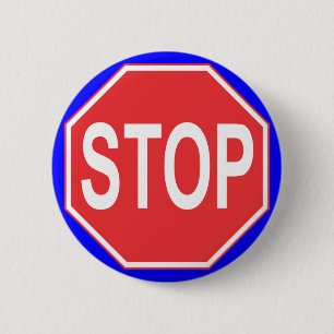 Stopbord Ronde Button 5,7 Cm