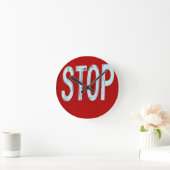 Stopbord  ronde klok (Huis)