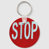Stopbord sleutelhanger (Voorkant)