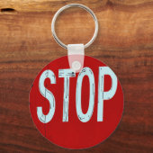 Stopbord  sleutelhanger (Voorkant)