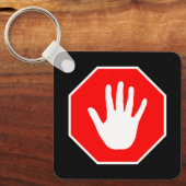 Stopbord Sleutelhanger (Voorkant)