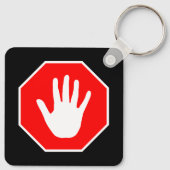 Stopbord Sleutelhanger (Achterkant)