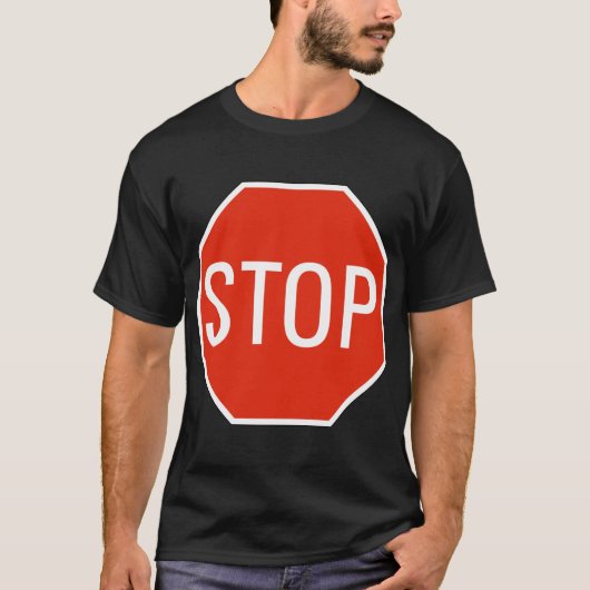 Stopbord T-shirt (Voorkant)
