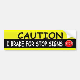 STOPBORDEN BUMPERSTICKER