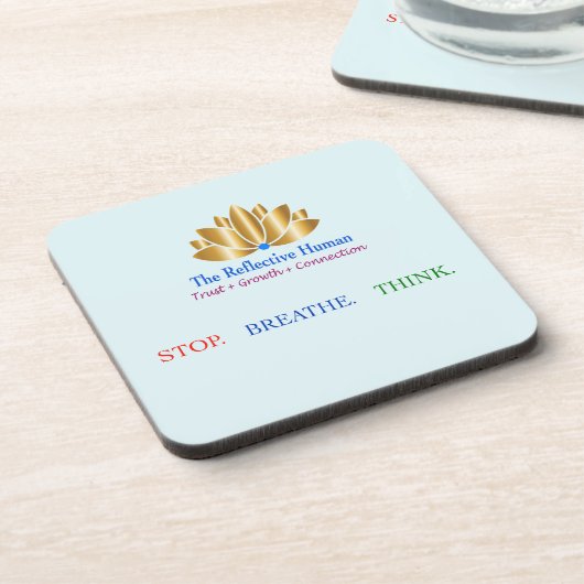StopBreatheThink Coaster Bier Onderzetter (Linkerzijde)