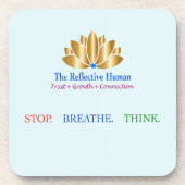 StopBreatheThink Coaster Bier Onderzetter (Voorkant)