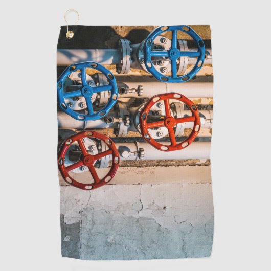 Stopcock in Schiffbau, Zürich Golfhanddoek (Voorkant)