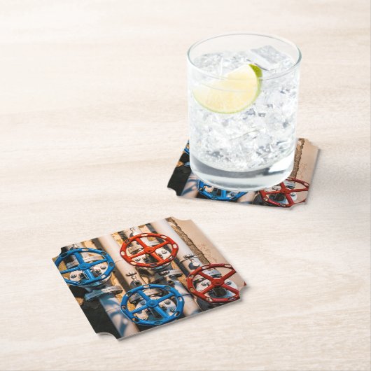 Stopcock in Schiffbau, Zürich Kartonnen Onderzetters (Insitu)