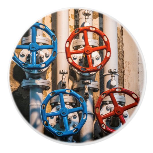 Stopcock in Schiffbau, Zürich Keramische Knop (Voorkant)