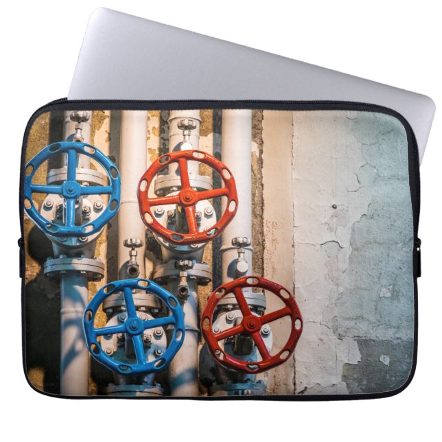 Stopcock in Schiffbau, Zürich Laptop Sleeve (Voorkant)