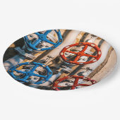 Stopcock in Schiffbau, Zürich Papieren Bordje (Gekanteld)