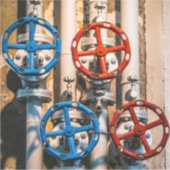 Stopcock in Schiffbau, Zürich Sticker (Voorkant)