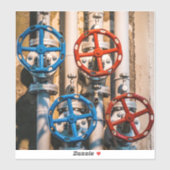 Stopcock in Schiffbau, Zürich Sticker (Vel)