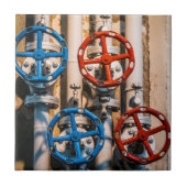 Stopcock in Schiffbau, Zürich Tegeltje (Voorkant)