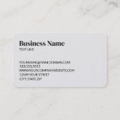 stopcontact voor elektriciens visitekaartje (Achterkant)