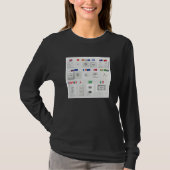 Stopcontact voor meerdere stekkers wereldlanden ve t-shirt (Voorkant)