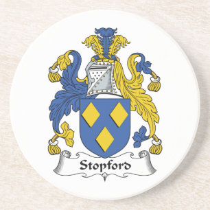 Stopford Family Crest Zandsteen Onderzetter