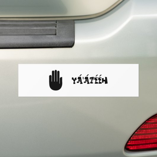 StopHand, niet? Bumpersticker (Op auto)
