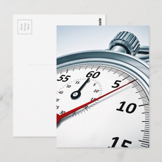 stophorloge briefkaart (Voorkant / Achterkant)