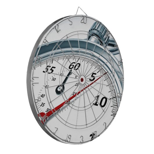 stophorloge dartbord (Voorkant Links)