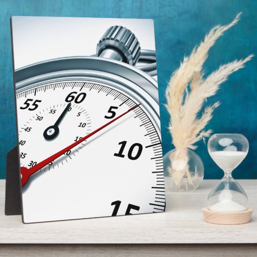 stophorloge fotoplaat (Zijkant)