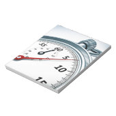 stophorloge notitieblok (Linkerzijde)