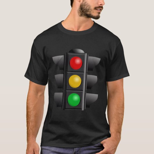 stoplicht van het verkeerssignaal t-shirt (Voorkant)