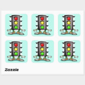 Stoplificatierapport Vierkante Sticker (Vel)